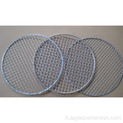 250 mm 280 mm Mesh di filo per griglia per barbecue usa e getta